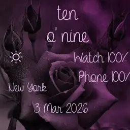 antique purple flower by geri