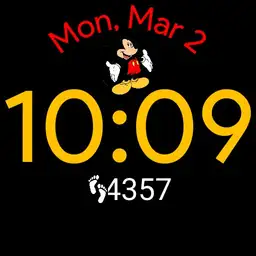 Mickey Mouse colors