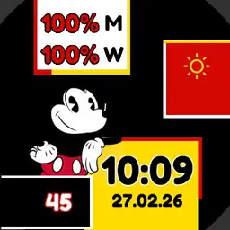 Mickey mouse wink