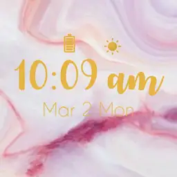 marble pink gold