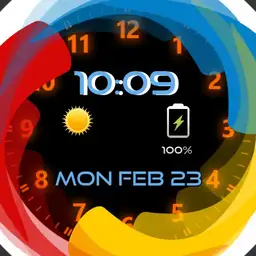 color circle watch