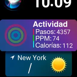 Siri watchface for Xiaomi Mi watch