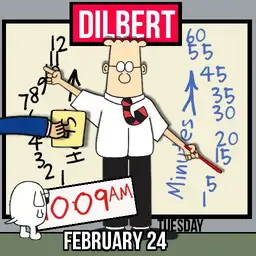 Dilbert Arm Watch Copy