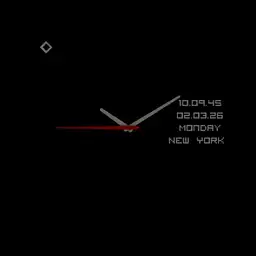 minimalist blacked analog