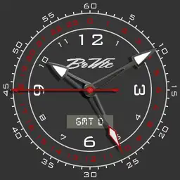 Brute JOURNEY Gmt Dual Interactive World Time Zone Watch