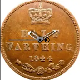 Copper, Gibraltar, Half Farthing, 1844