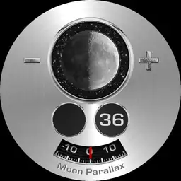 Brute EARTH OBSERVATORY Moonphase Moon Parallax Jumpig Hour Watch