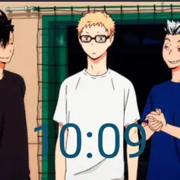 Volleyball trio