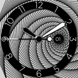 B n W Swirl