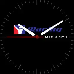 iRacing Simple black AG watch