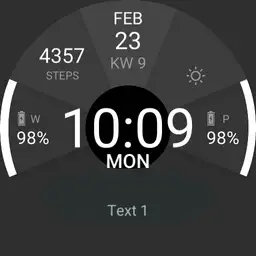 Android Wear 2 Watchface for Wear 1 by treasury LG Watch Sport for Zenwatch 3 Copy