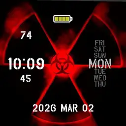Radiation BioHazard Red 24hr