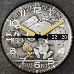 SNOOPY hand-carved Coin
