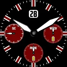 Chrono red and black