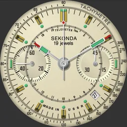 Sekonda Poljot Strela Chronograph C.1970s