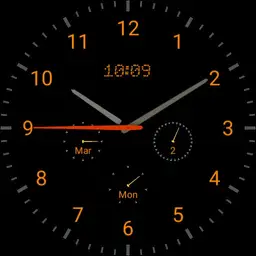 analog / digital watch