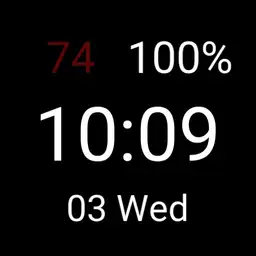 Large with heart rate