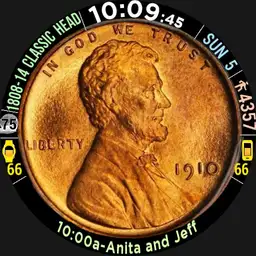 COINS: U.S. CENTS Multiscreen 1787-2025: 45 Pennies/Hr