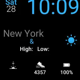 Apple weather blue Adaptado mi watch2