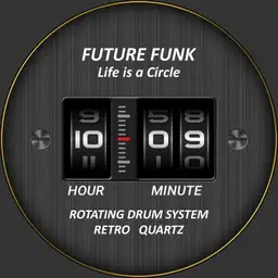 Future Funk Drum / Model #FF102-BKYL_LBK with Date
