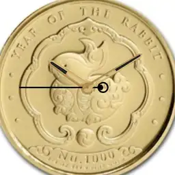 Gold, Bhutan, Year of the Rabbit, 1000 NU, 2023