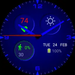 Analog with complications Icons