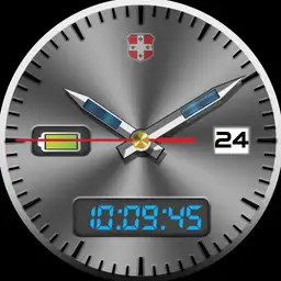 Kras metallic silver analog digital