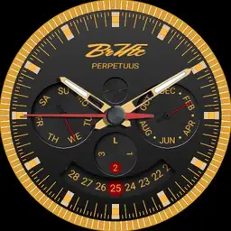 Brute PERPETUUS Complete Perpetual Calendar With Leap Year Watch