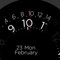 dial large black 2