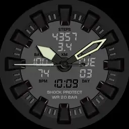 Brute SHOCK PROTECT Hybrid All In One Military Field Watch Lume