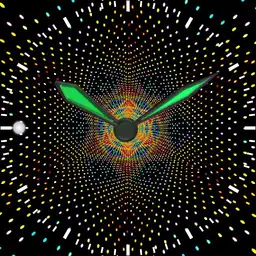 Rainbow spinning spiral