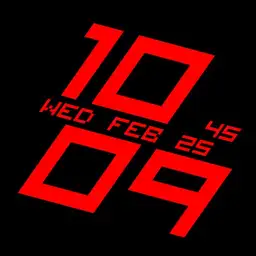 Fat Digital all Red with seconds
