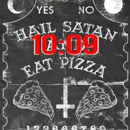 HAIL SATAN AND EAT PIZZA