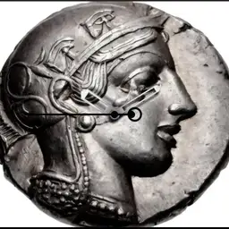 Silver, Philistia, Drachm, 400s BCE, 2
