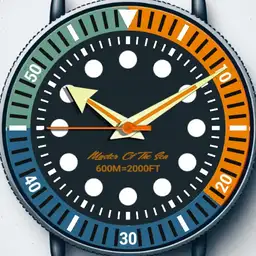 Brute MASTER OF THE SEA Deep Diver Military Field Watch