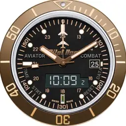 Pilot Dog Aviator Combat Dual Time Combo 3