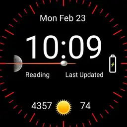 XDrip with clock