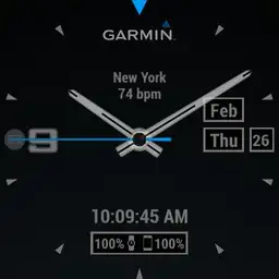 Garmin simple black, blue