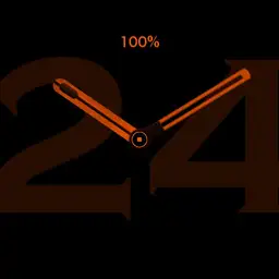 orange towerclock