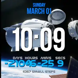 Space Rocket Launch Countdown