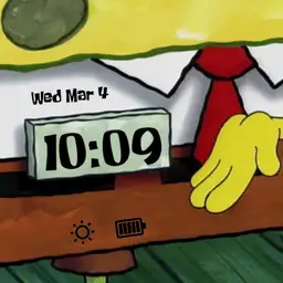 spongebob name tag