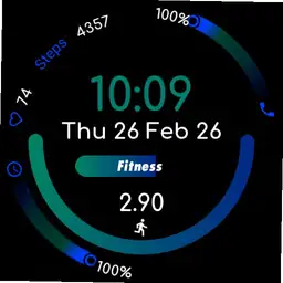 Apple Watch Sport Blue Copy