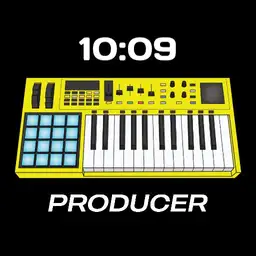 Music Producer yellow blue