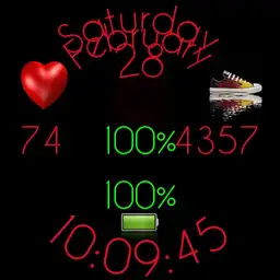 Animated Watch Face 001
