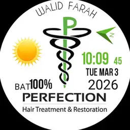 perfection digital watch with AOD