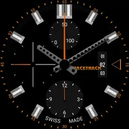 racing watch no logo orange