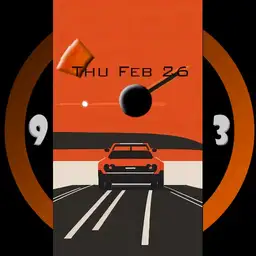 retro vintage racetime