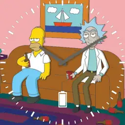 Rick and Homer