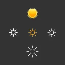 Sun/Moon Weather sprites - including code NO WATCHFACE