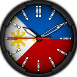 Philippine Flag Clock